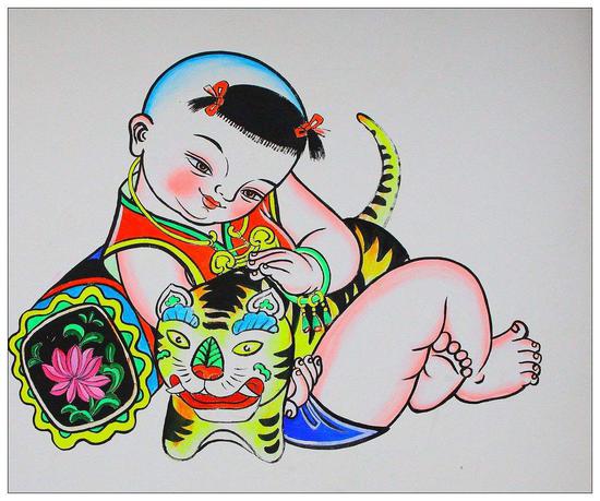 綿竹木版年畫